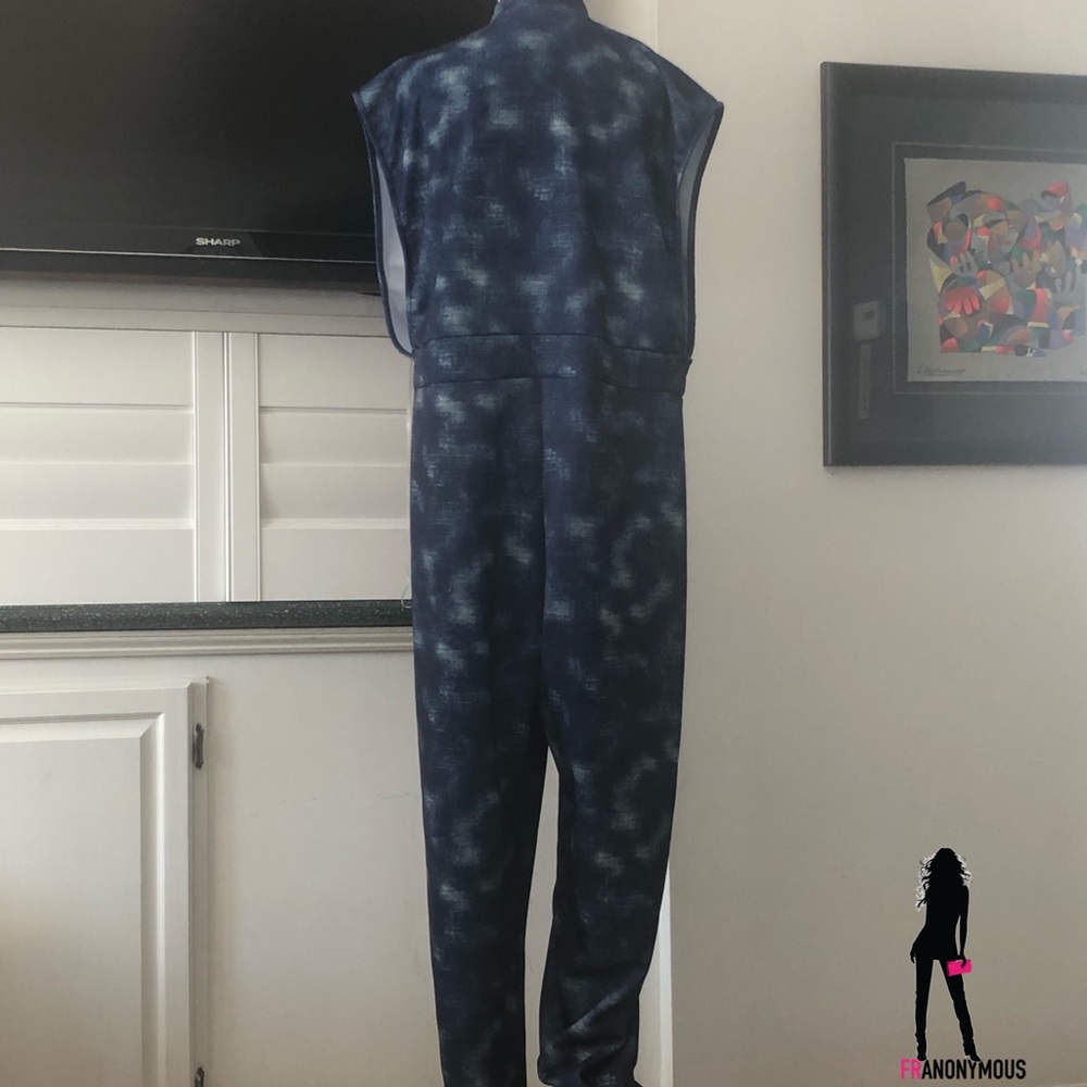 💓Plus💓Denim Look Jumpsuit - Picture 5 of 5